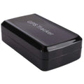 Black glossy rectangular magnetic gps tracker with gps tracker engraving offers positioning accuracy and restricted area alerts