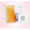 Magnetic slimming belly button patch in white and orange box with a single circular mesh design button patch slimming