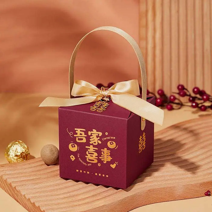 Joyful / Golden Ribbon Pearls / 8x8CM
