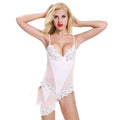 Maroon satin plus size european bodysuit stretch nightdress with white lace trim sheer fabric and spaghetti straps