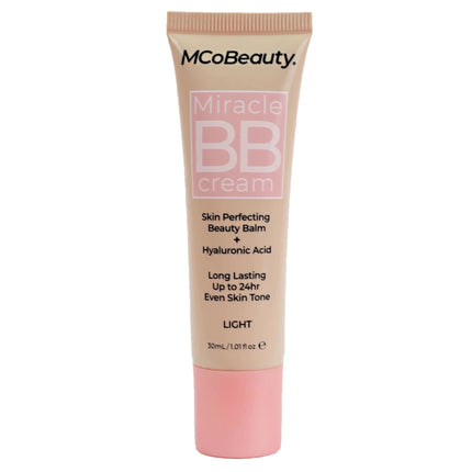 MCoBeauty Miracle BB Cream Light Skin - Perfecting Coverage for Effortless Beauty Vegan Cruelty Free Cosmetics - Royalessencelux