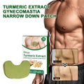 Men’s chest care turmeric gynecomastia patches green extract in a 12 piece package for gynecomastia treatment