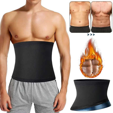Men's Sauna Body Shaper Waist Trainer Slimming Belt - Royalessencelux