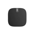 Black mini power bank 10000mah with digital scale slim design and rounded corners displaying 0.0 on screen