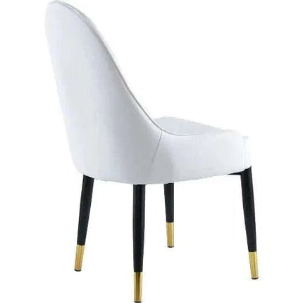 Modern Leather Dining Chair 2 - piece Set, Upholstered Dining Chair With Black Plastic Tube Plug On Legs ,Unavailable Platforms - Temu - Royalessencelux