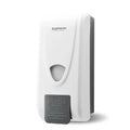 White and gray bosharon wall mounted foam soap dispenser with sleek modern design for efficient soap dispensing