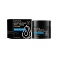 Black east moon moisturizing anti-aging cream with avocado oil and hyaluronic acid in sleek jar with pear design box