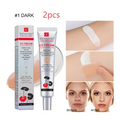 Silver tube of moisturizing correcting cc cream in shade 1 dark with centella asiatica for natural radiance