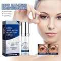 Silver-topped transparent glass bottle of moisturizing cream lifting and tightening fine lines for fine lines repair
