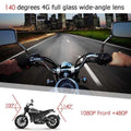 Black and silver motorcycle hd driving recorder with chrome handlebars, round speedometer, waterproof lens, and secure mounting
