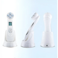 White plastic mr201wq led photon skin rejuvenation beauty device with four led lights and digital display