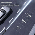 Silver multifunctional car wash pressure water gun nozzle emitting powerful 200 bar water stream with carrying case