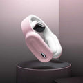 Multifunctional massage remote control pink and white ergonomic neck massager with soft-touch material and modern design