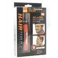 Orange and black multifunctional shaving machine with micro precision blades and full-size trimmer head for nose hair trimming