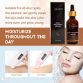 Nad recovery eelhoe facial fluid anti-aging serum in dark amber glass bottle with gold dropper and black packaging