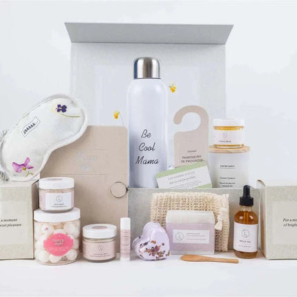 New Mom Gift, Pampering Natural Skincare gift for New Mom - Royalessencelux