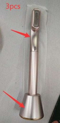 New Upgraded 360 Degrees Rotary Eye Massage Therapeutic Warmth Face Massage Red LED Light 5 - in - 1 Skincare Tool Wand - Royalessencelux