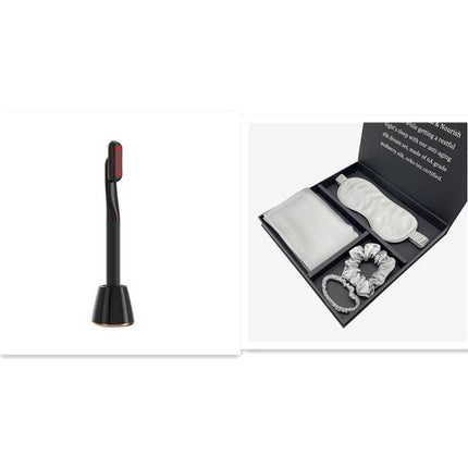 New Upgraded 360 Degrees Rotary Eye Massage Therapeutic Warmth Face Massage Red LED Light 5 - in - 1 Skincare Tool Wand - Royalessencelux