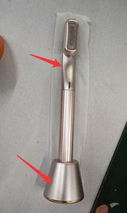 New Upgraded 360 Degrees Rotary Eye Massage Therapeutic Warmth Face Massage Red LED Light 5 - in - 1 Skincare Tool Wand - Royalessencelux