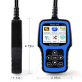 Blue and black nexas nl101 car diagnostic scanner with touchscreen displaying iso15765-4 vehicle diagnostics functions