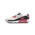 Nike air max 90 womens shoes in white aster pink with visible air cushioning unit in the heel size 5.5