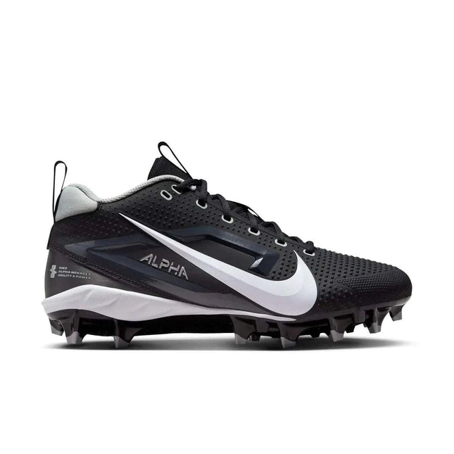 Nike Alpha Menace 4 Varsity Molded Football Cleats SZ 8 Black | White - Royalessencelux