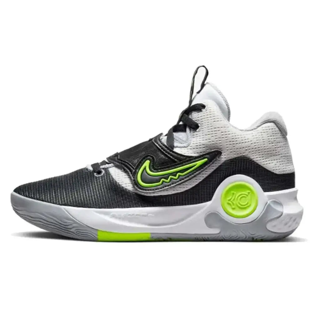 Nike KD Trey 5 X basketball shoes adult in black and white with neon green accents for basketball shoes use