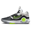 Black and white nike kd trey 5 x basketball shoes adult with neon green accents for performance on court