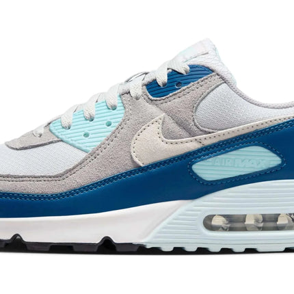 Nike Mens Low - Top Sneakers Pure Platinum White Glacier Blue 8 - Royalessencelux