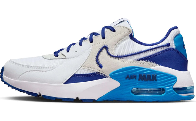 NIKE Mens Sneaker White Deep Royal Blue Photo Bl 9 - Royalessencelux