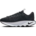 Black nike motiva womens walking shoes size 10.5 with white midsole and textured upper for comfortable walking