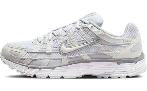 Nike P - 6000 Shoes (FV6603 - 101 Metallic Summit White/Pure Platinum/Wolf Grey/White) Size 5 - Royalessencelux