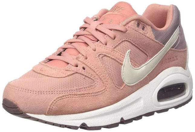 Nike womens Air Max Command Sneakers Pink Reb Stardust Light Bone Taupe Grey White 600 7.5 - Royalessencelux