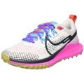 White nike womens sneaker lt orewood brn dk smoke with breathable mesh upper and rugged outsole in vibrant accents