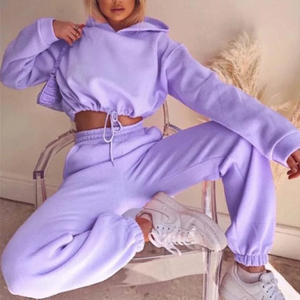Winter Two Piece Sets Women Tracksuit - Royalessencelux