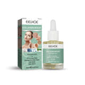 Original protein anti aging collagen serum in clear glass bottle with white dropper and mint green label alongside box