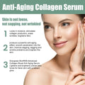 Original protein anti aging collagen serum in a sleek minimalist bottle with dropper for effective aging collagen care