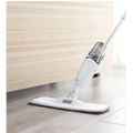 White handheld xiaomi deerma spray mop with transparent water tank and gray microfiber pad balayeuse mijia nettoyant