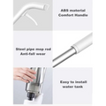 White abs plastic comfort handle with curved design and trigger for xiaomi deerma spray mop balayeuse mijia nettoyant