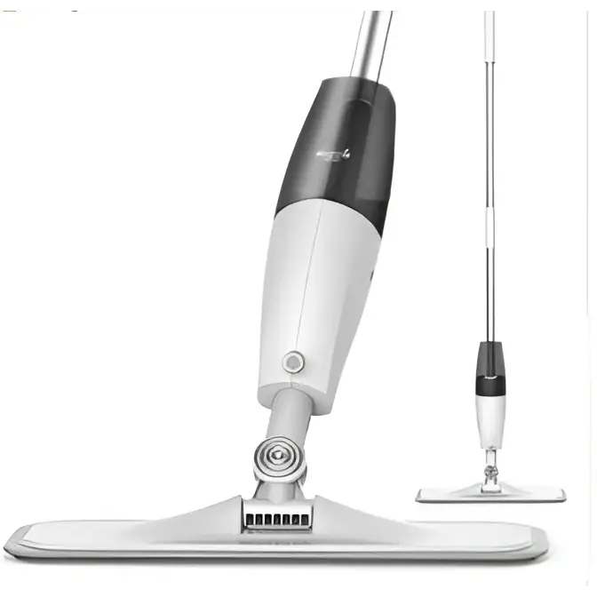 Silver and black handheld xiaomi deerma spray mop with sleek ergonomic design for balayeuse mijia nettoyant use