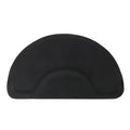 Outer Circle black salon mat featuring a black semi-circular shape with high-density foam and ergonomic contouring