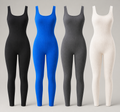4 Pack Ribbed Solid Color Sport Casual Wear Bodysuits