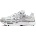Gray nike p-6000 metallic summit white pure platinum running shoe with mesh and synthetic upper and white midsole