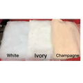 Three sheer beaded tulle fabrics in white ivory and champagne for pearl wedding veil long bridal cathedral use