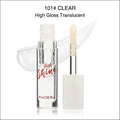 Phoera high shine crystal lip gloss in clear high gloss translucent formula with white cap for luxury womens fashion looks
