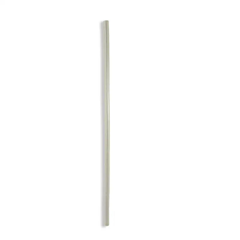 A sleek translucent white silicone straw paired with the pink kiss insulated tumbler with steel handle straw