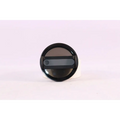 Black circular lid with matte finish and horizontal grip bar for pink kiss insulated tumbler with steel handle straw