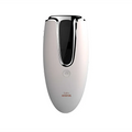 White and silver marasil lux plus home laser hair removal device with sleek oval design and black display screen