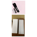 Black hair styling tool with sleek ergonomic design and silver accent panel for pink wireless automatic curler usb lcd screen