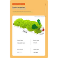 Bright green plush catnip caterpillar toy with fuzzy textured body and embroidered friendly caterpillar face